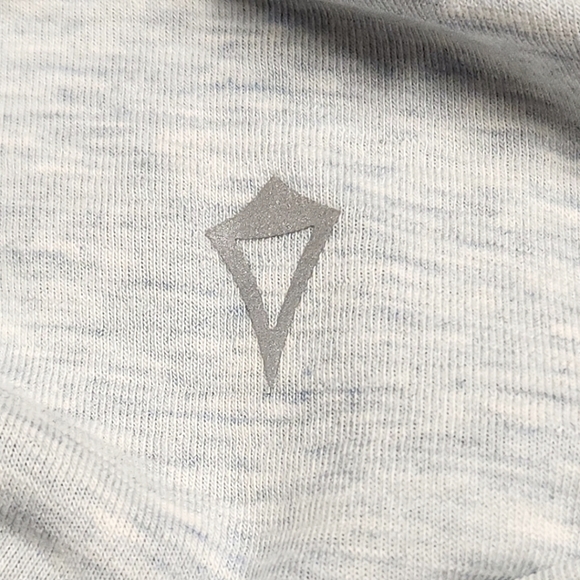 Ivivva By Lululemon Play N' Réversible Dress In Heather Gray Black Blue Size 12 - Picture 13 of 16